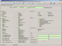 Készletmozgás összesítő paraméterek képernyő