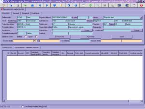 kimenő számla rögzítése