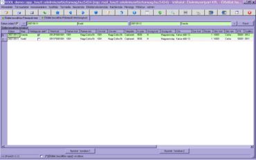 adott időszakra vonatkozó élőállat beszállítások