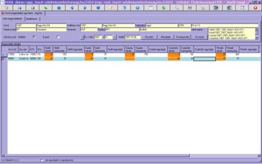 megrendelés tételek kitöltése