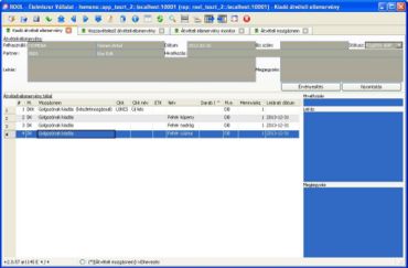 Kiadó átvételi elismervény
