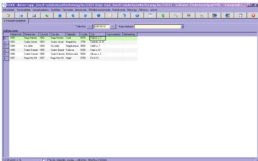 szokásos rendelési napok