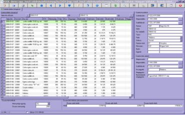 számla tételes böngésző