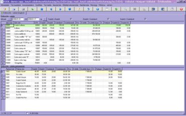 értékesítés-számla böngésző