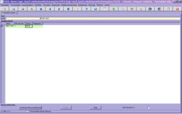termelési műszak indítás