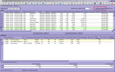 kiválasztott számla sor/előzetesen megtekint nyomógomb