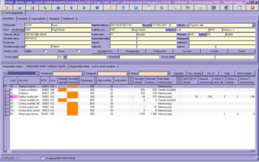 utolsó három megrendelés adatai