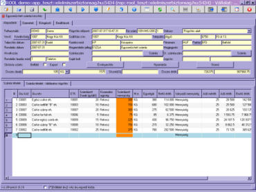 számla készítése