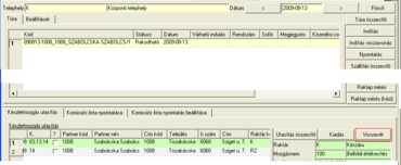 Túra monitor - telephely