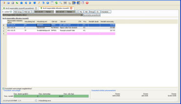 Vevői megrendelés időszakos összesítő